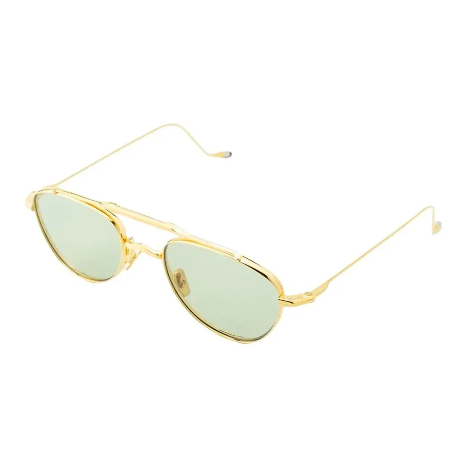 Dita Eyewear Mach Six Rose Gold Grey Sunglasses Acetate Aviator Sunglasses Unisex Gold