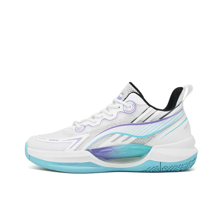 Warrior Баскетбольные кроссовки Низкие Белые Синие Фиолетовые Мужские