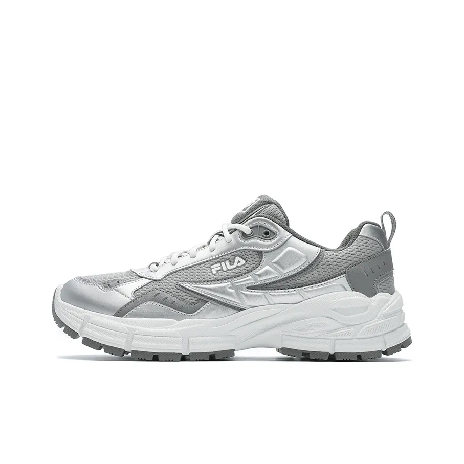 FILA BLADE Cushioning, Wear Resistant Low Top Casual City Commute Running Shoes Men's Gray