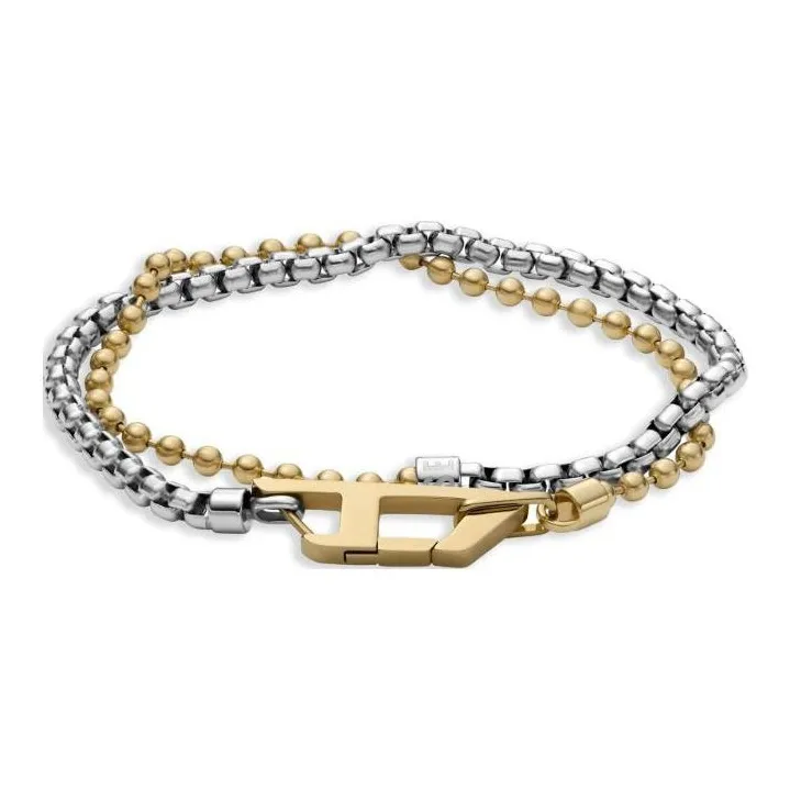DIESEL Стальной Браслеты Женские Серебряные