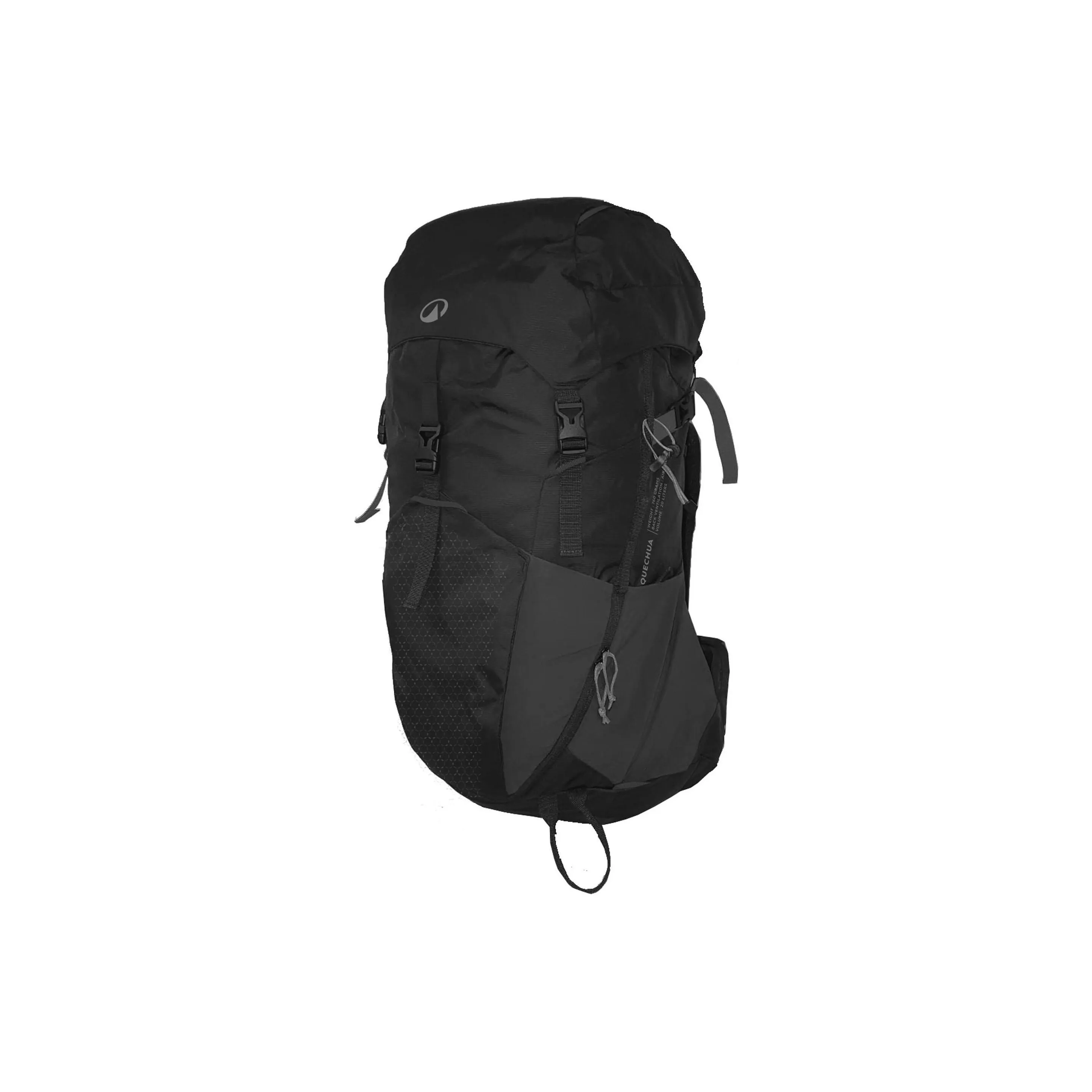 DECATHLON MH500 Polyamide Outdoor Hiking Bag Backpacks Unisex Black