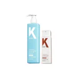 2종 세트 B: 클라우드-소프트 비듬 치료 볼륨 샴푸 380ml + 수분 공급 광택 헤어 컨디셔너 200ml