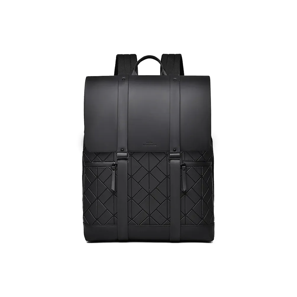 FAIRWHALE ПУ (полиуретан) Рюкзак Ноутбук Сумка Рюкзак Большой Унисекс Черный