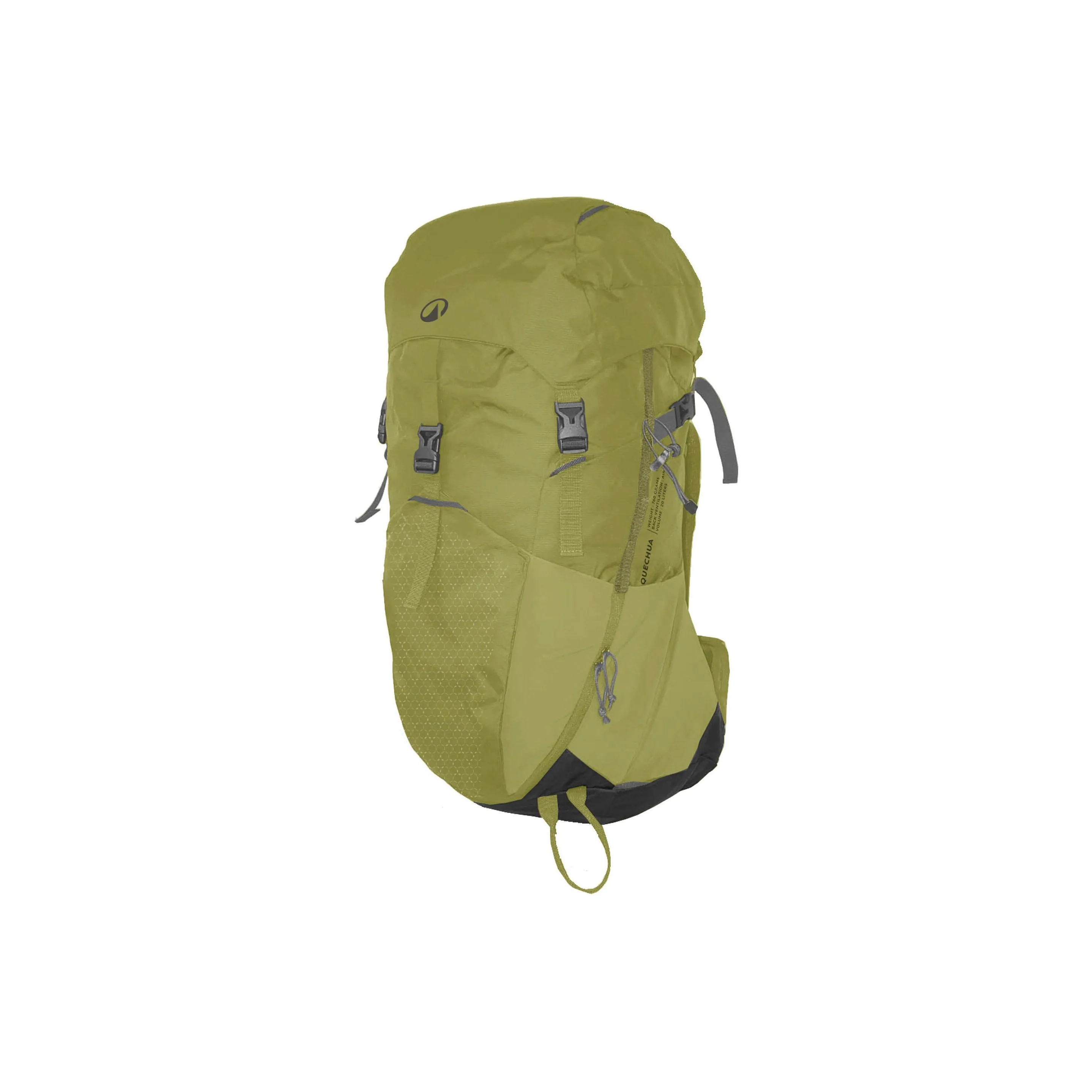 DECATHLON MH500 Polyamide Outdoor Hiking Bag Backpacks Unisex Khaki Brown