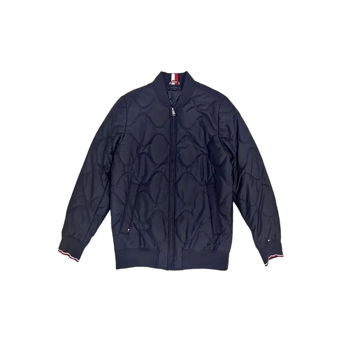 Tommy Hilfiger Хлопковый пуховик Мужской Темно-синий