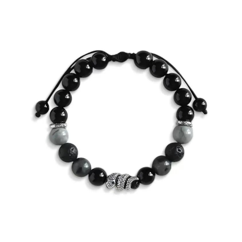 Strange Snow Obsidian Bracelets Unisex