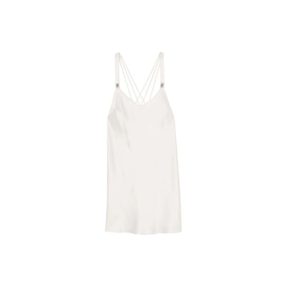 Victoria's Secret 24 Big Show Collection SEXY KI Nightgown Women's Coconut White