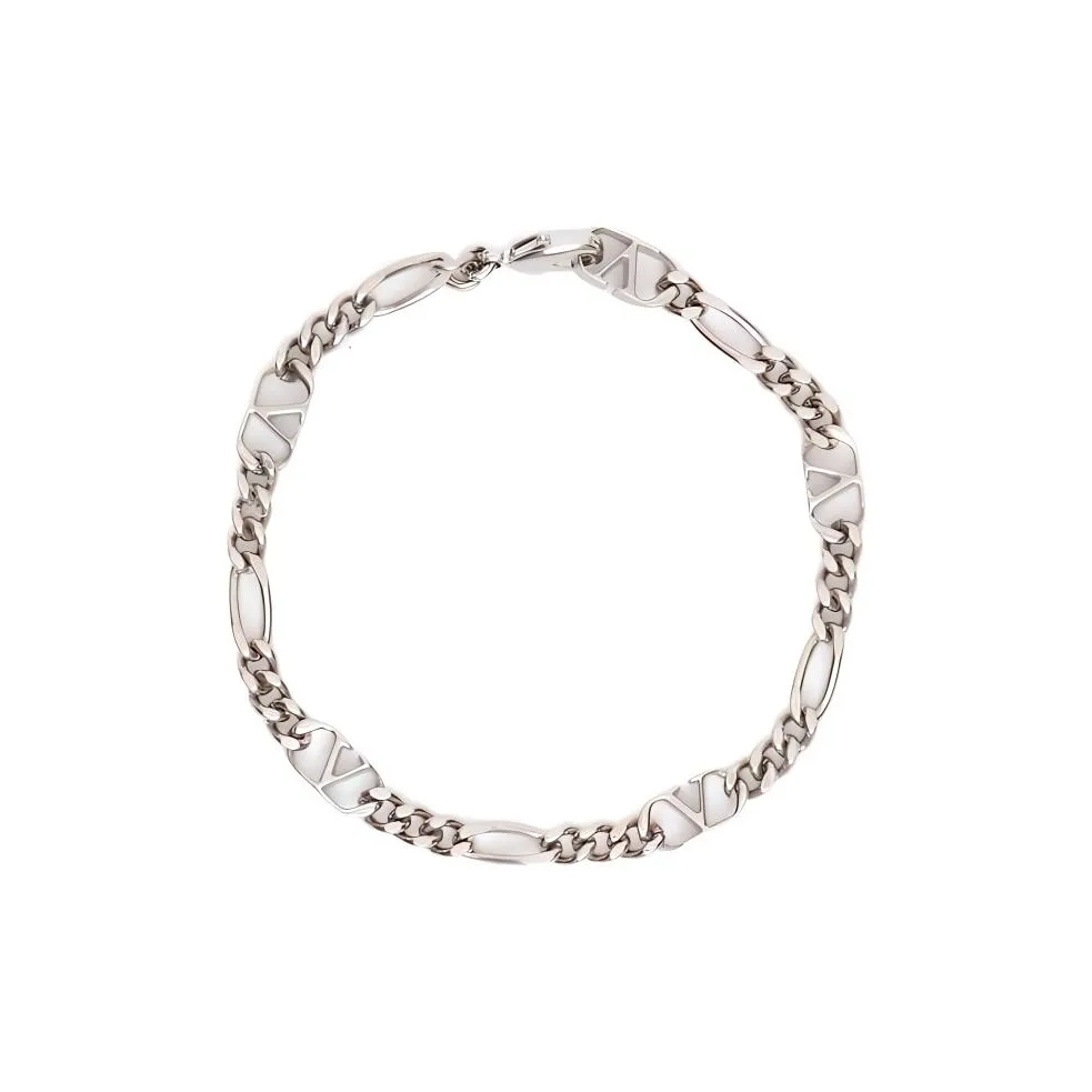 Valentino Brass Bracelets Men's Silver