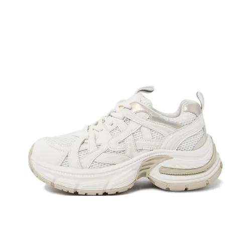 CAMEIDO Толстоподошвенные кроссовки Low Top Экрю Женские