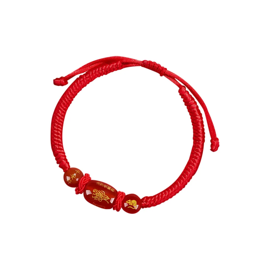 JIUHUASHAN Красная нить Браслет Шнурки Унисекс