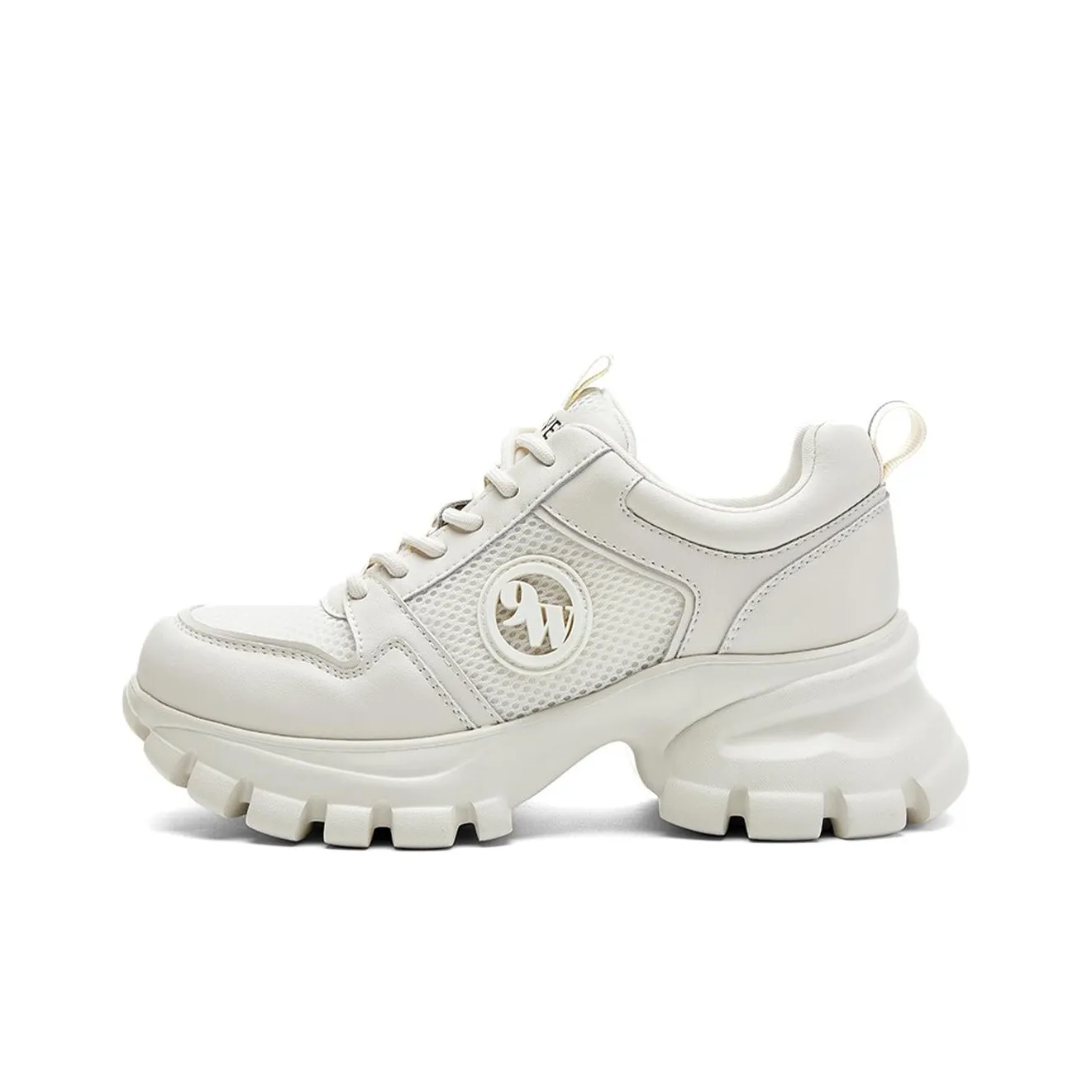 NINE WEST Низкий топ массивные кроссовки женские экрю