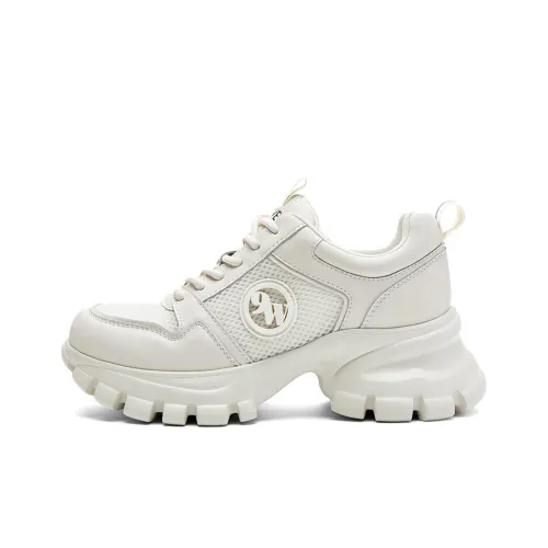 NINI WEST Толстоподошвенные кроссовки Low Top Экрю Женские