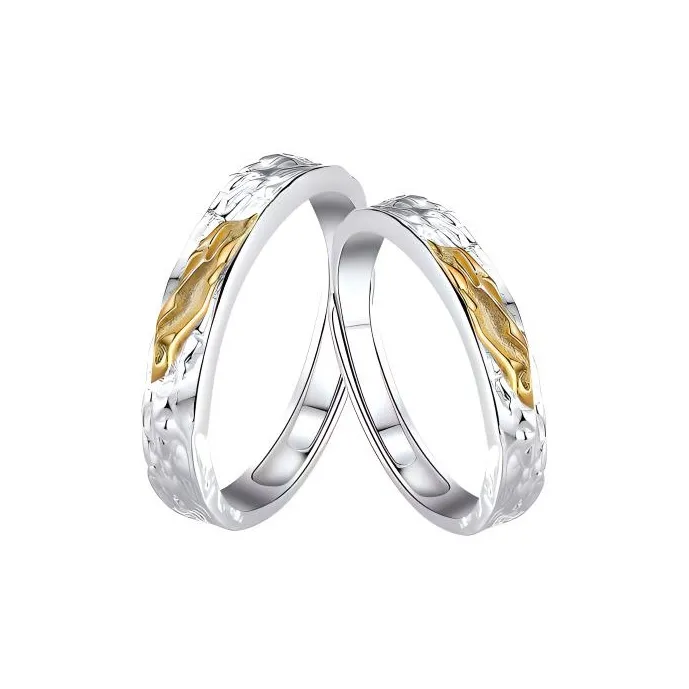 CLARKIA FLOWER Sterling Silver Rings Unisex Silver