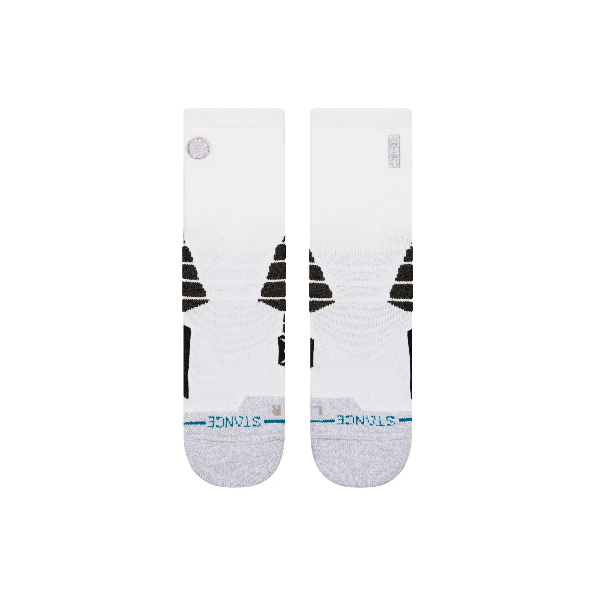 Stance Basketball Socks Unisex 1 Pack White