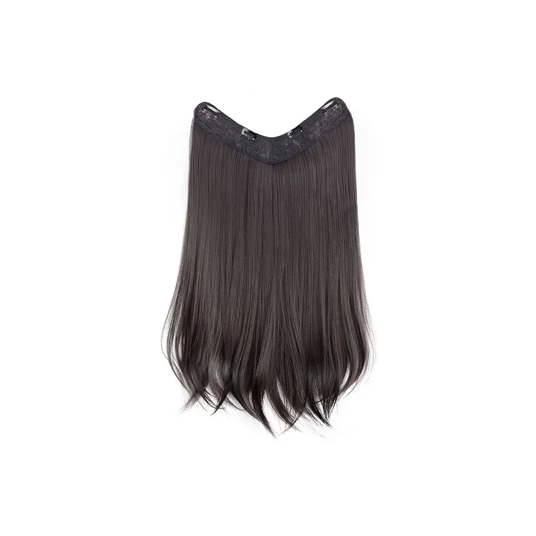 SIYU Ван-Пис Микро Кудрявый V-образно Внутрь Завитые Волосы Парик 60 см