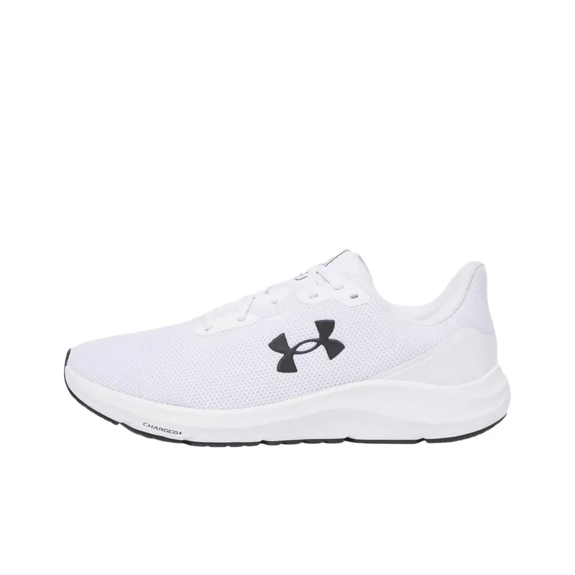 Under Armour Charged Pursuit 4 Slip-Resistant Abrasion-Resistant Low-Top Casual Running Shoes Men's White Утеряющий сцепление устойчивый к истиранию низкий топ повседневные беговые кроссовки мужской белый