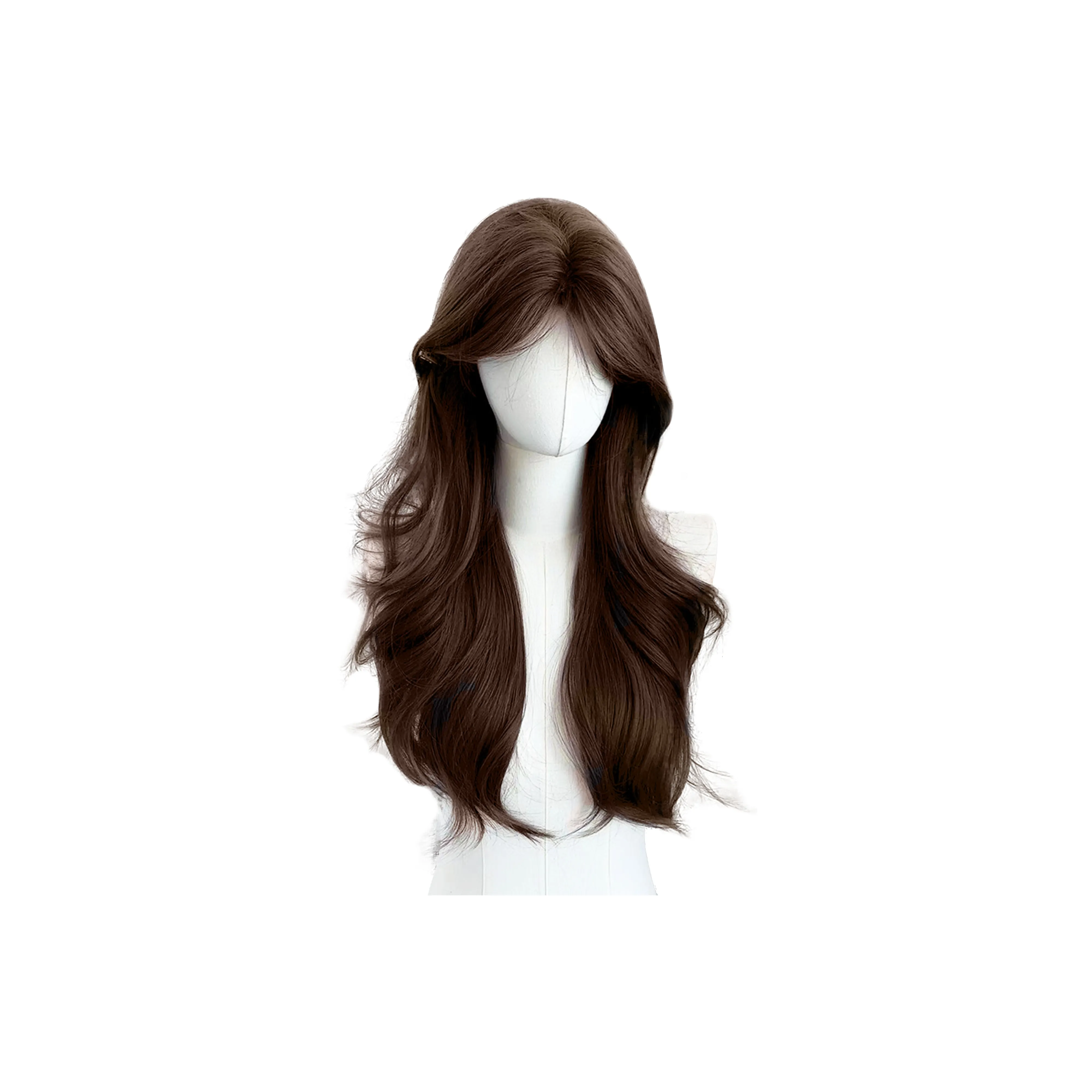 FYOSEE Перука для женских длинных волос средняя длина (размер в длину) кудрявая большая волна естественный полный парик для головы