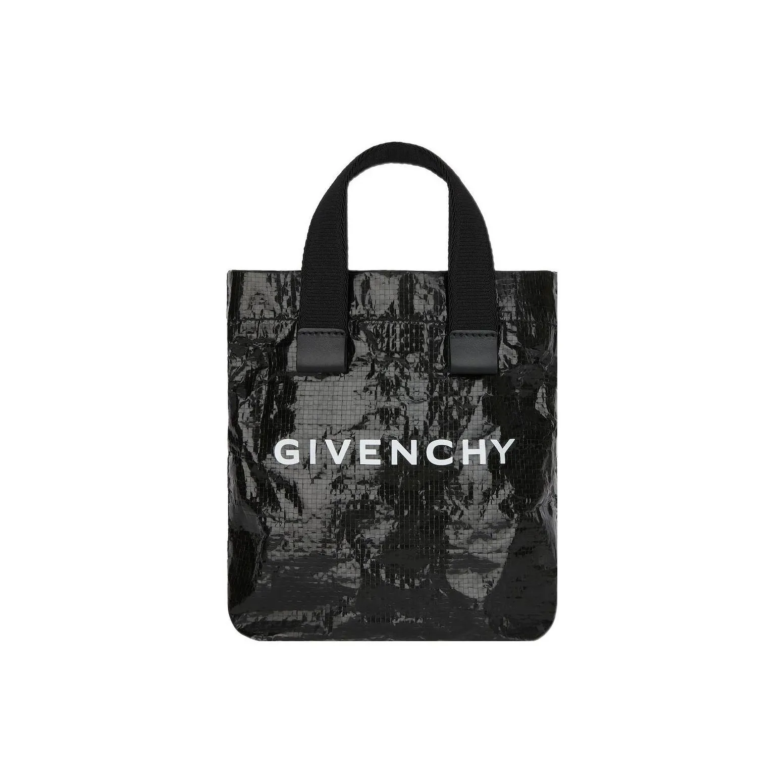 Givenchy Cow Leather Detail Tote Bag Shopping Bag Shoulder Bag Crossbody Bag Handbag Mini Men's Black