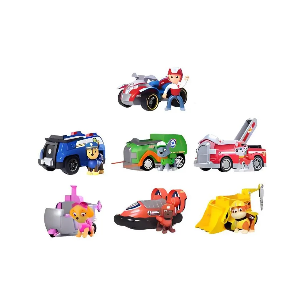 PAW Patrol Leyde пушистый XIAOLI Archie серый LUMA Tian Маленький Щенок PATROL автомобиль полный комплект игрушек