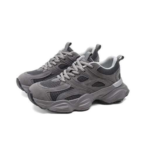 D Fuse SCANDINAVIA Толстоподошвенные кроссовки Low Top Серые Женские