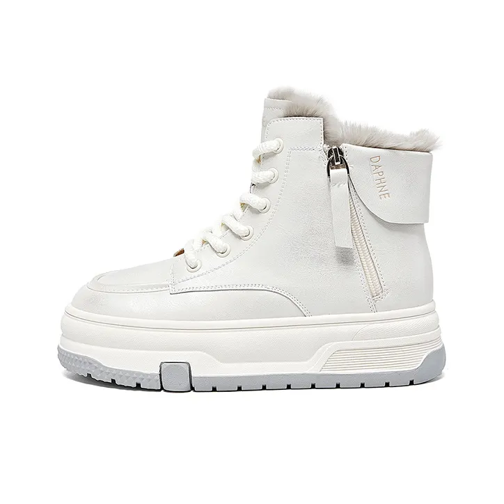DAPHNE Термозащитные Устойчивые к истиранию Увеличивающие высоту Ботинки для снега Женские