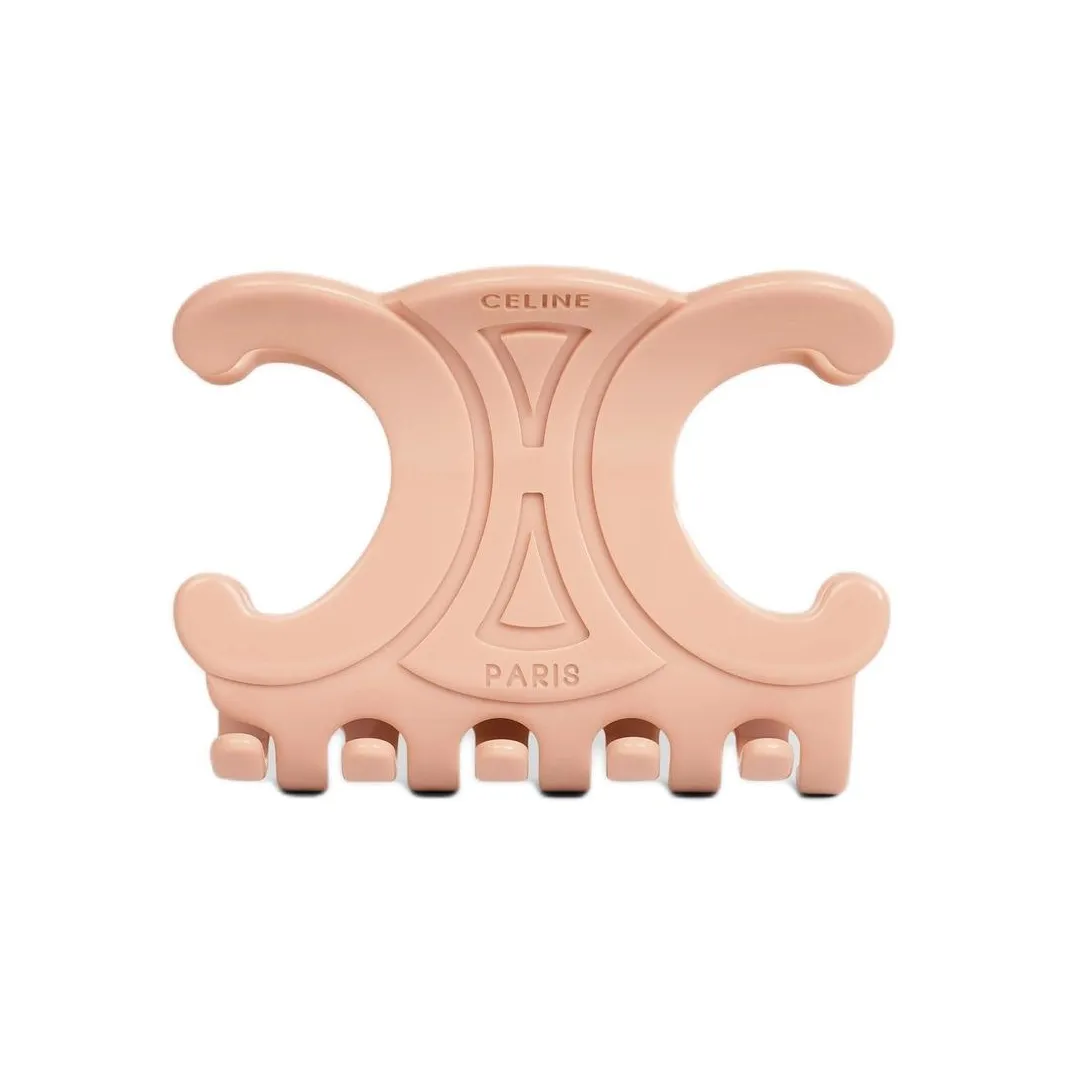 CELINE Triomphe Large Hair Claw In Acetate