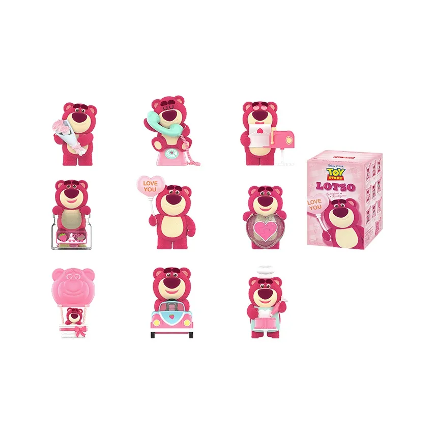 POP MART Pixar Lotso Marvelous Date Collection Blind Box Products Single Blind Box/whole Box 9 Pcs