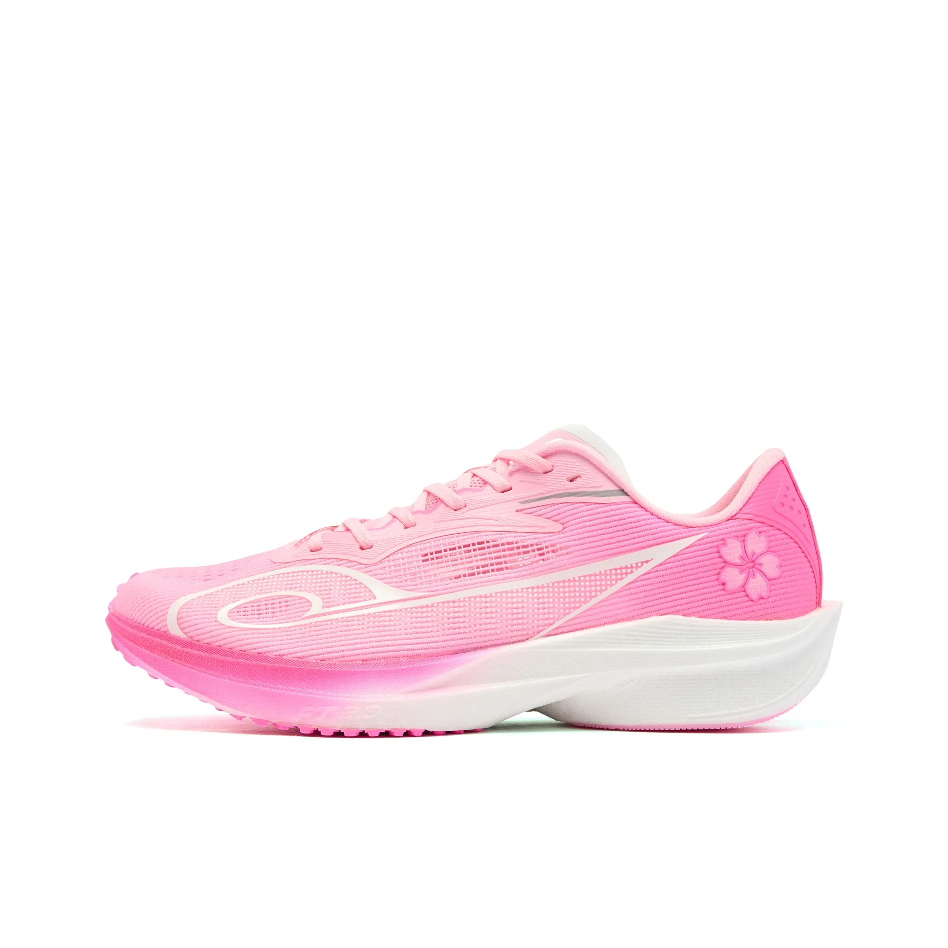 QIAODAN Feiteng 2.0 Running Shoes Men's Low Top Cherry Blossom Pink/Aurora Pink