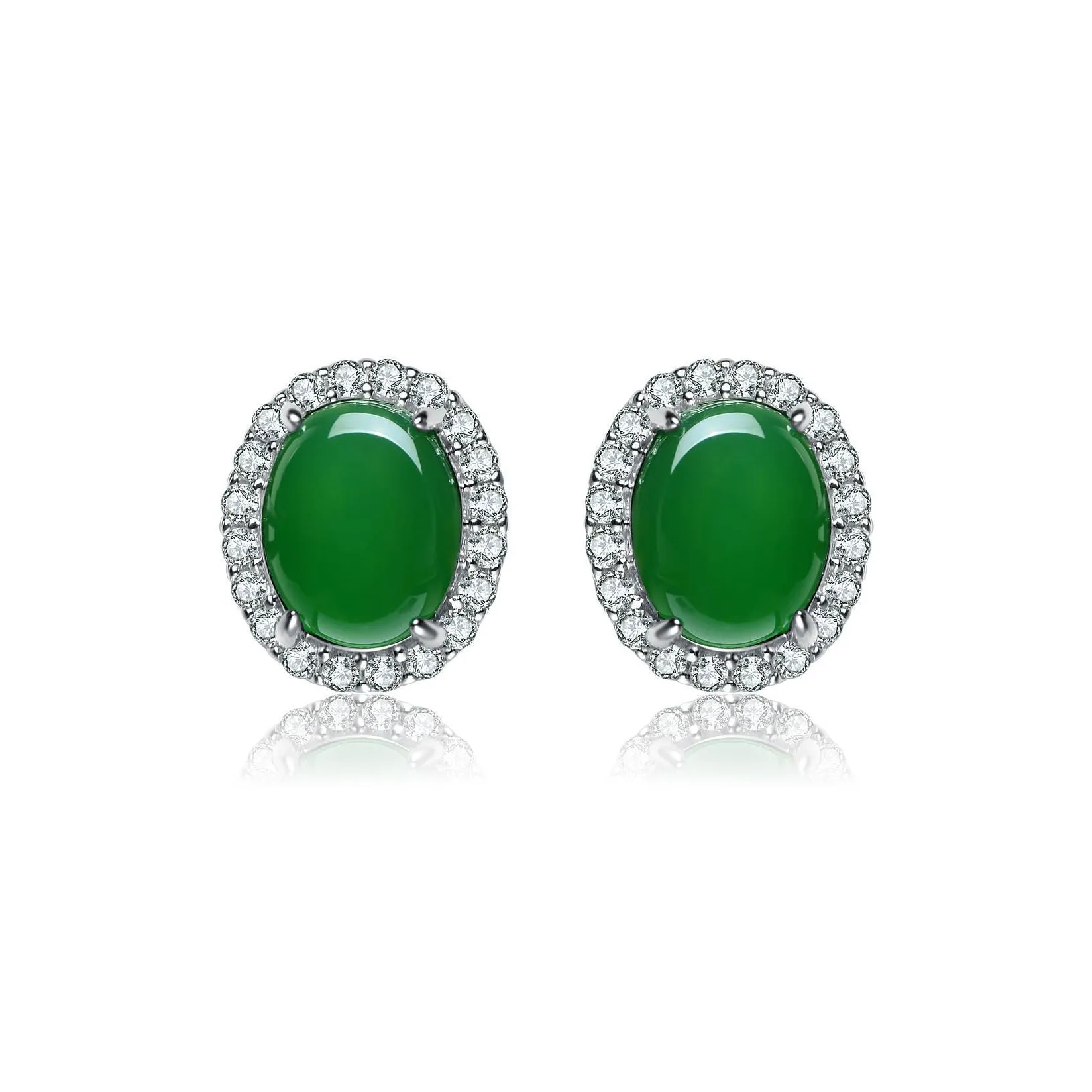 MARY WINDSOR Chalcedony Stud Earrings Women's