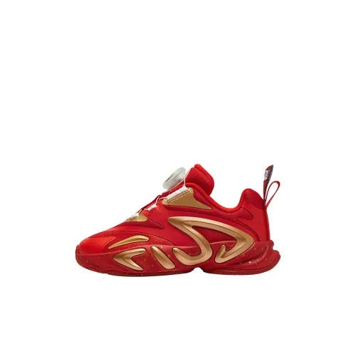 FILA KIDS BOA Детские беговые кроссовки Низкий Верх Красный/Золотой Для дошкольников
