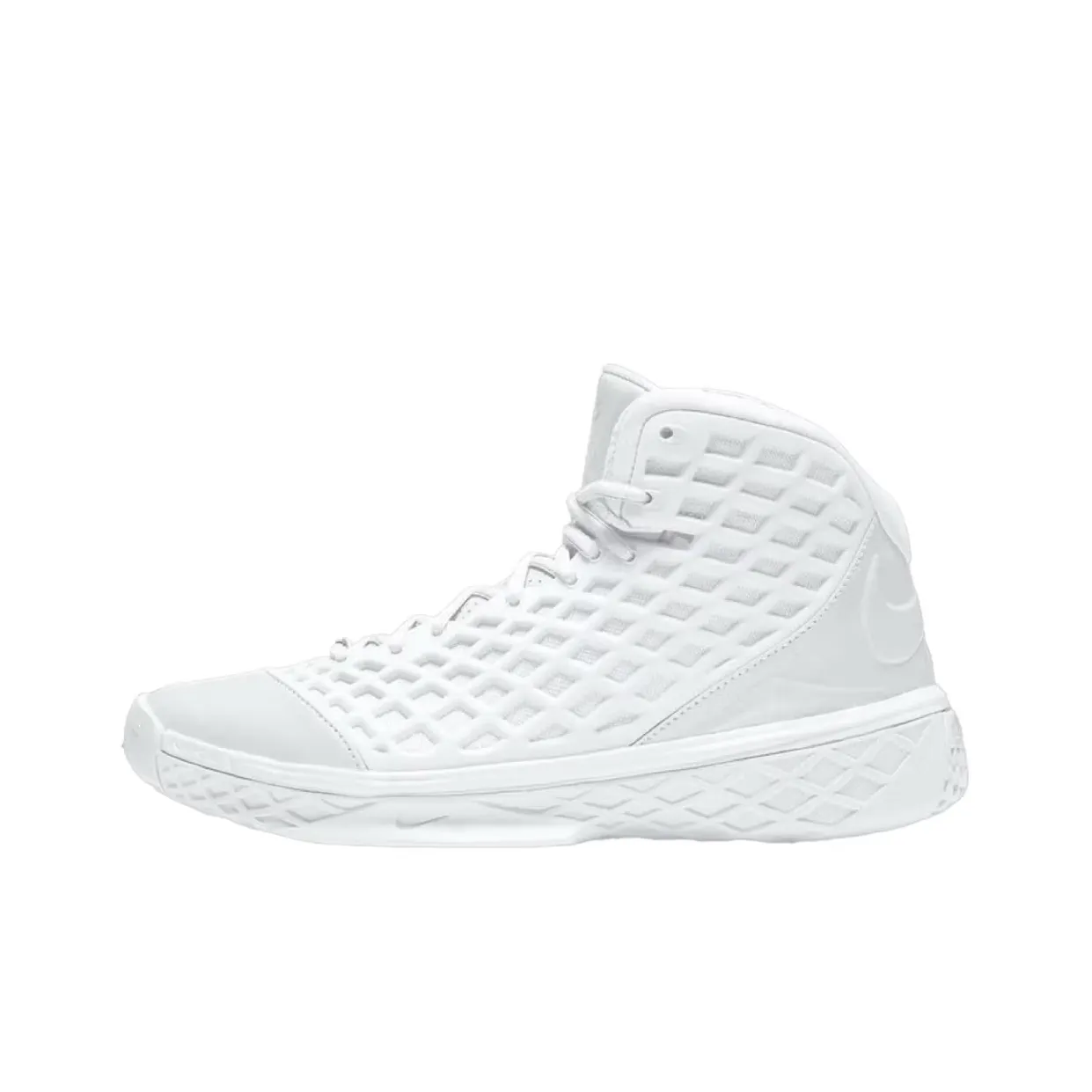 Nike Zoom Kobe 3 Slip-resistant Abrasion-resistant High Top Винтажные баскетбольные кроссовки Унисекс Белый