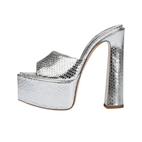 Le Silla Nina Слипоны Серебряный Женские