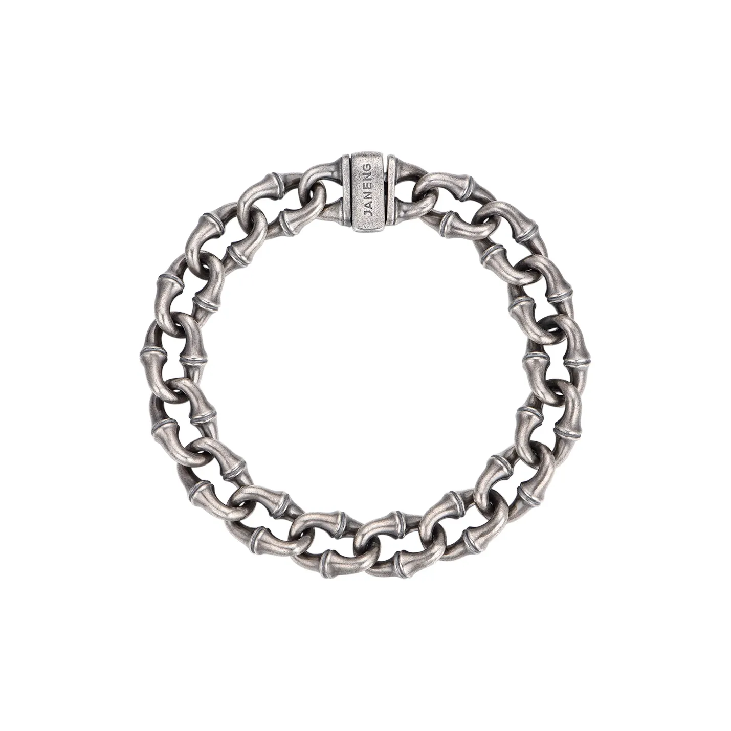 JANENG 925 Sterling Silver Bracelets Men's