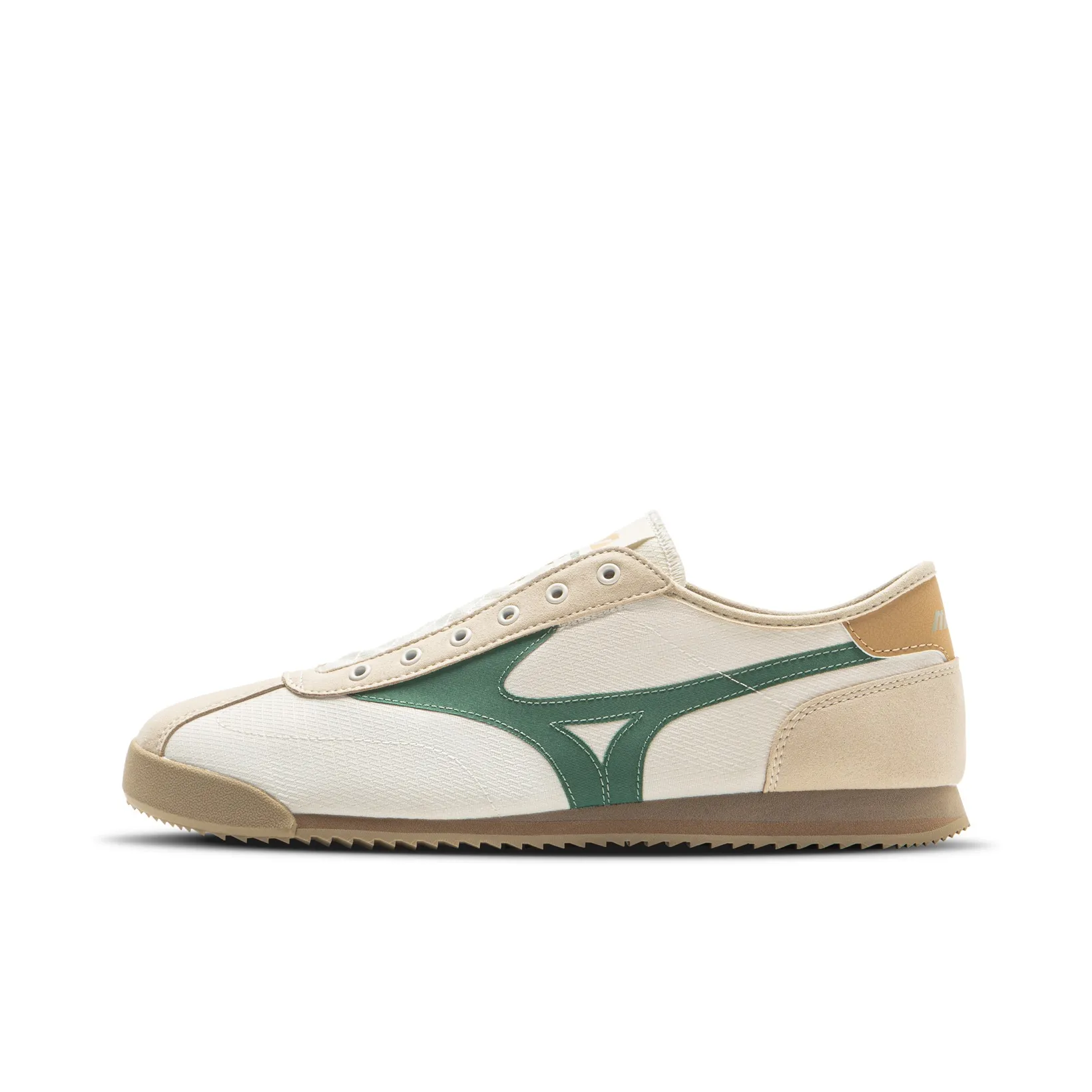 Mizuno LG 60S Износостойкий и Легкий Низкий Топ Casual Унисекс Экрю