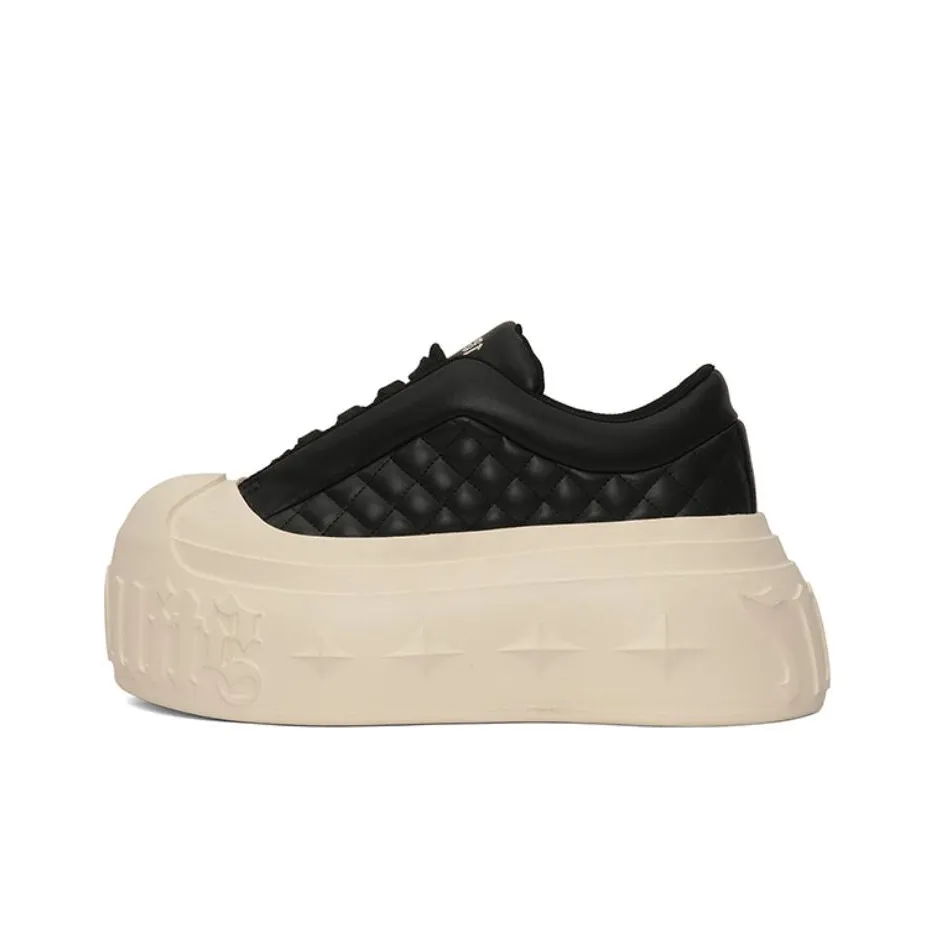 1807 Антискользящие износостойкие увеличивающие высоту низкие топовые кеды унисекс