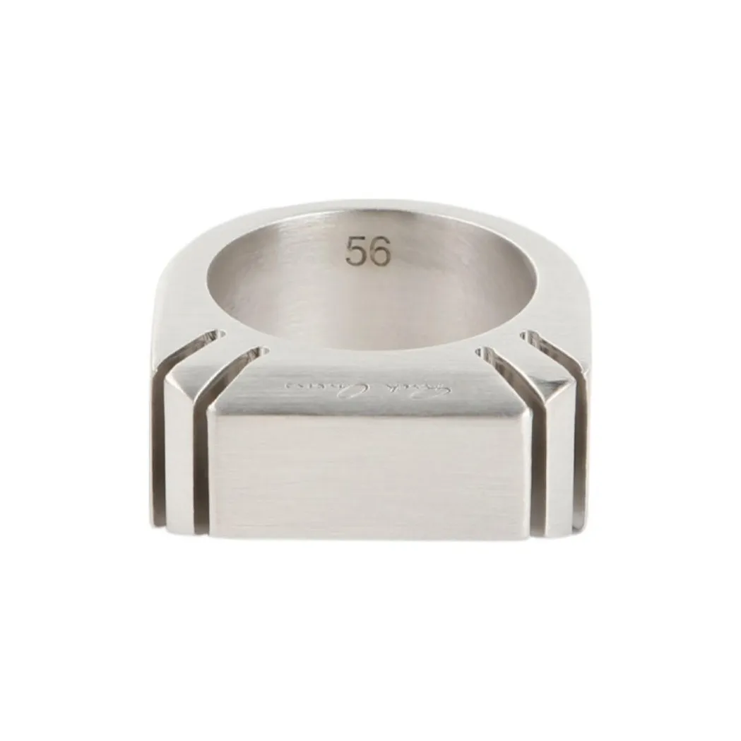 RICK OWENS Hollywood Cut Beveled Ring