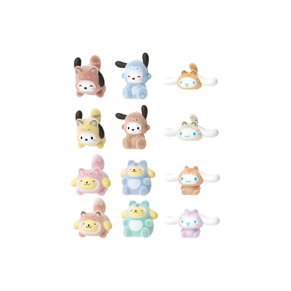 MOETCH Санрио Щенок Forest Friends Cute Beans Mystery Сумка Целая Коробка 18 Упаковок