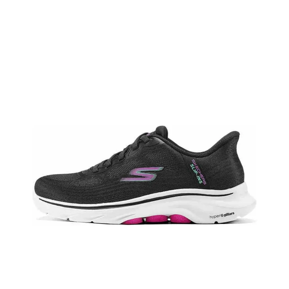 Skechers GO WALK 7 Low Топ Кэжуал Женский Черный