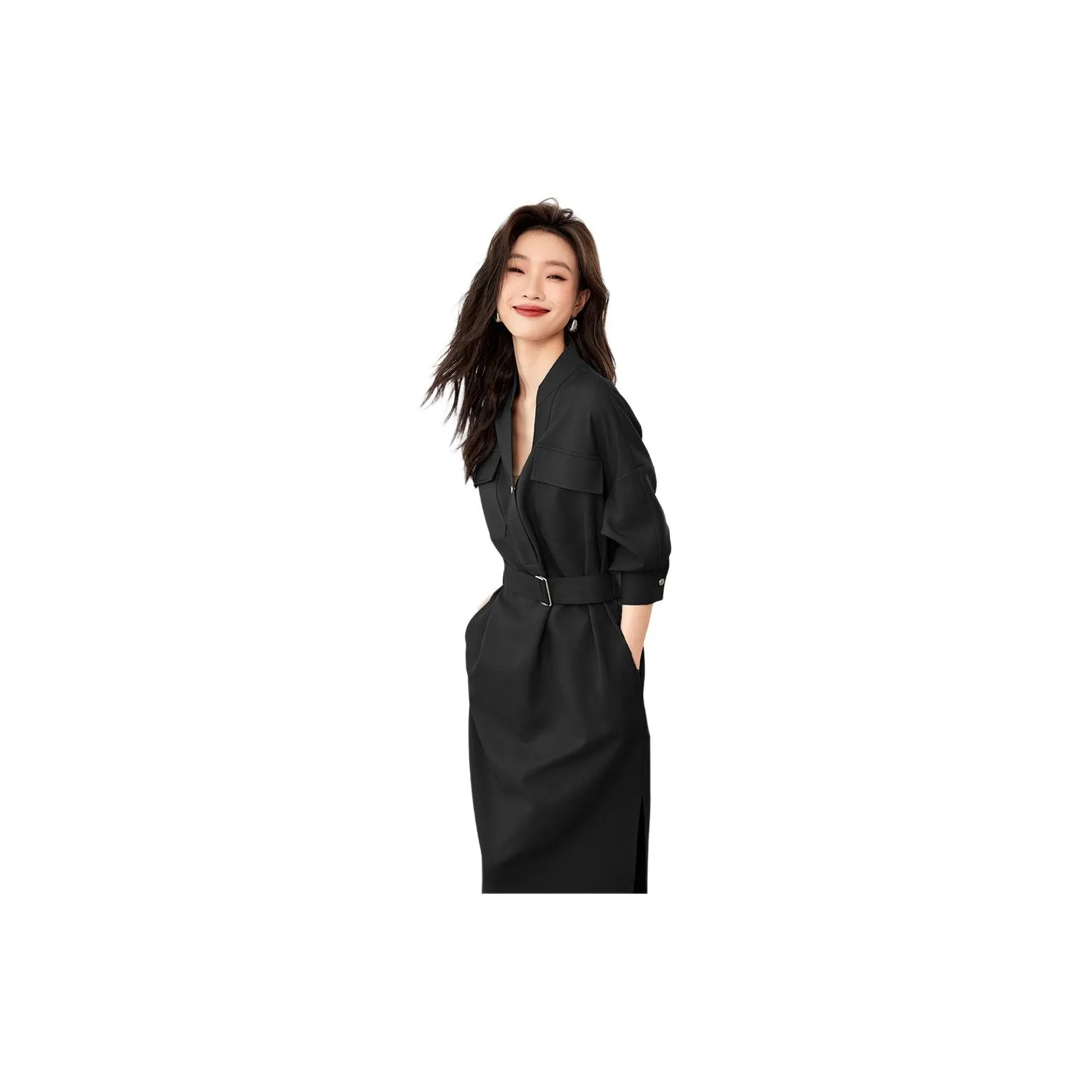 Mo Han Yi Mei Long Sleeved Dresses Women's