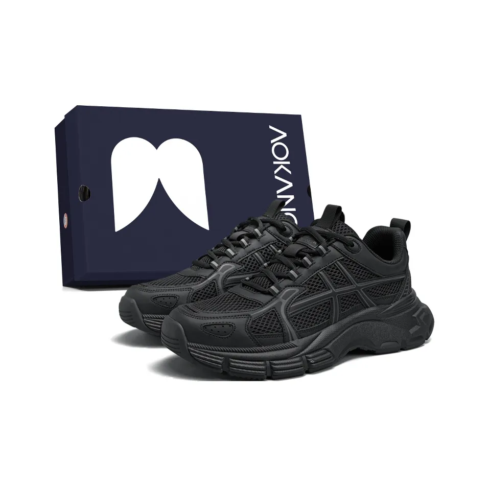 AOKANG Амортизация Устойчивость к истиранию Легкий Противоскользящий Низкий Топ Толстая подошва Мужская Сумка для покупок