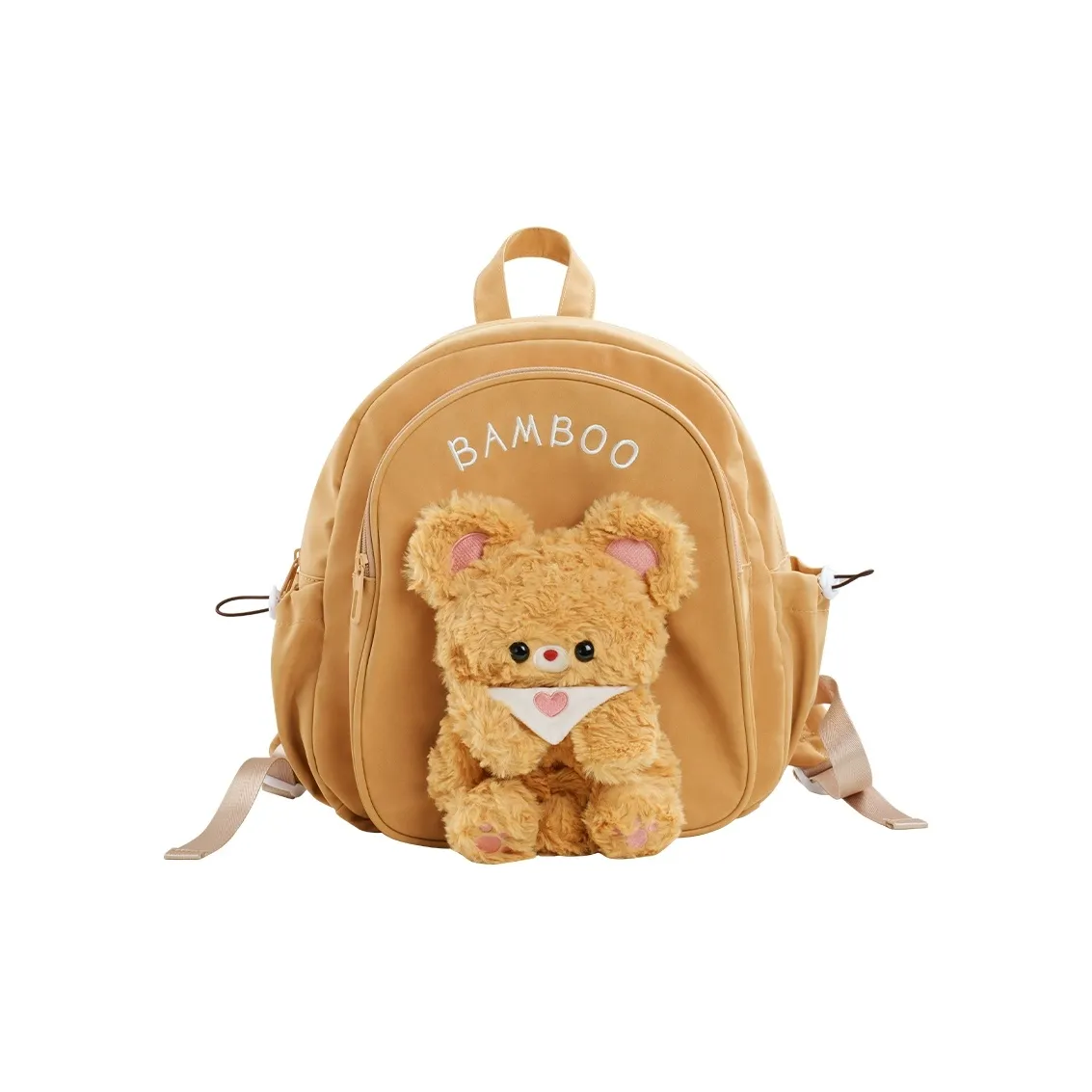 Holding Bamboo Canvas Backpack Regular Women's Yellow