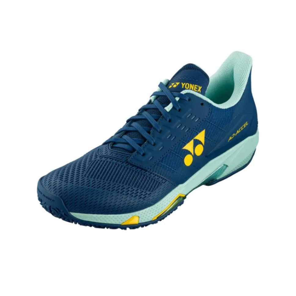 YONEX Амортизирующая стелька Низкий топ Теннисные кроссовки Мужские Утиный синий