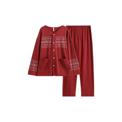 FENTENG FJ26910610 Красный Мужские пижамные комплекты