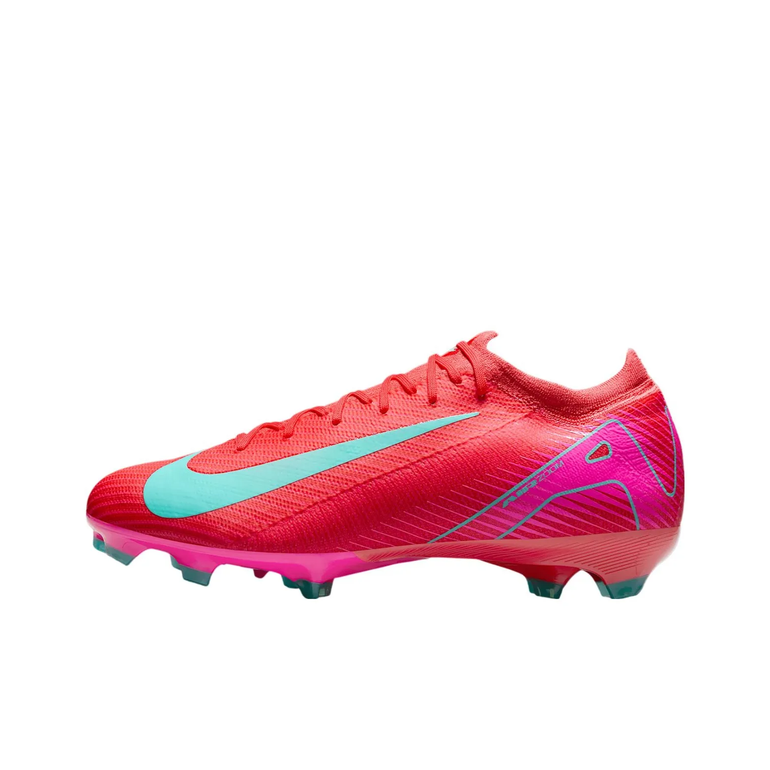 Nike Mercurial Vapor 16 Pro FG Твердый грунт противоскользящий и дышащий футбольные бутсы унисекс красный