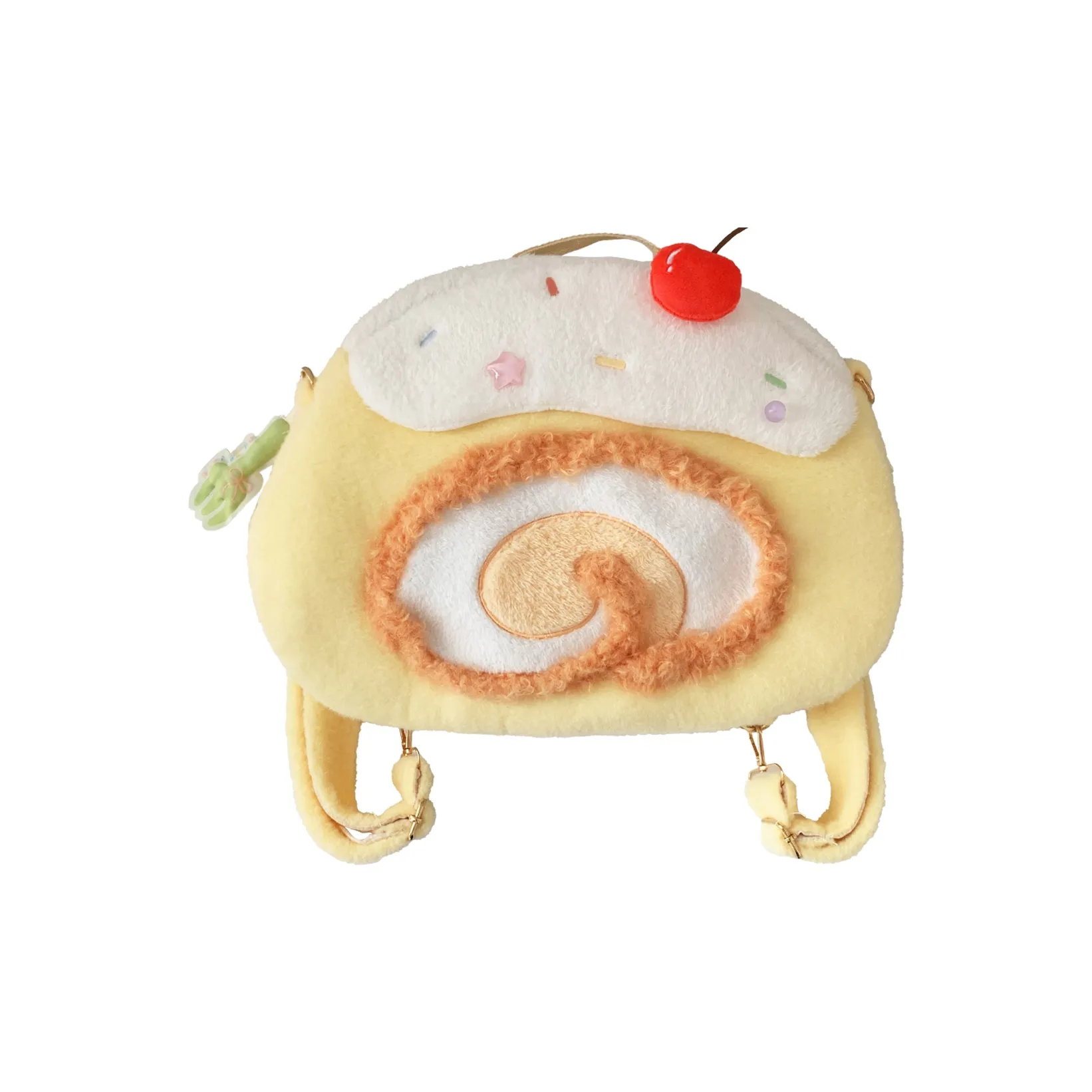 RIZHI STORE Pearl Fleece Backpack Women's Multicolor