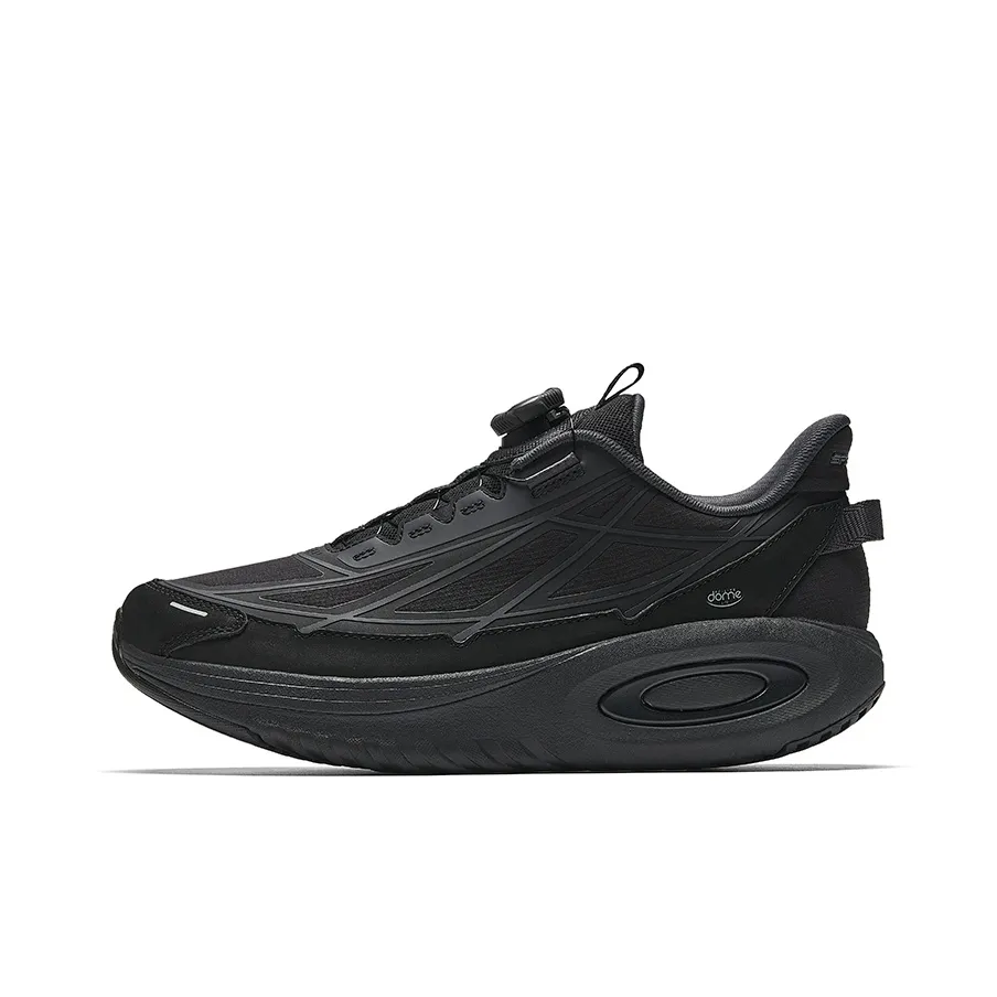 Sprandi Rolling Dome Anti Slip Wear Resistant Low Top Running Shoes Men's Black