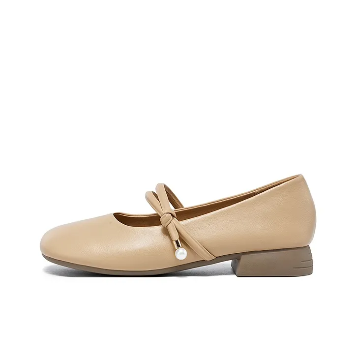 Daphne Грубый каблук Туфли Мэри Джейн 2,5CM Женские