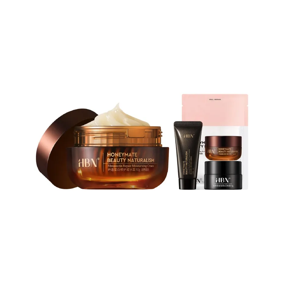 HBN Волокно Connect Яичный Белый Repairing Hydrating Гель для лица Крем Hydrating уменьшающий морщины и подтягивающий 50 г