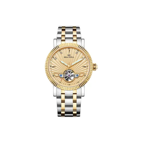 Sea Gull Автоматический Механический Movement Мужские Часы 42 мм Золотой