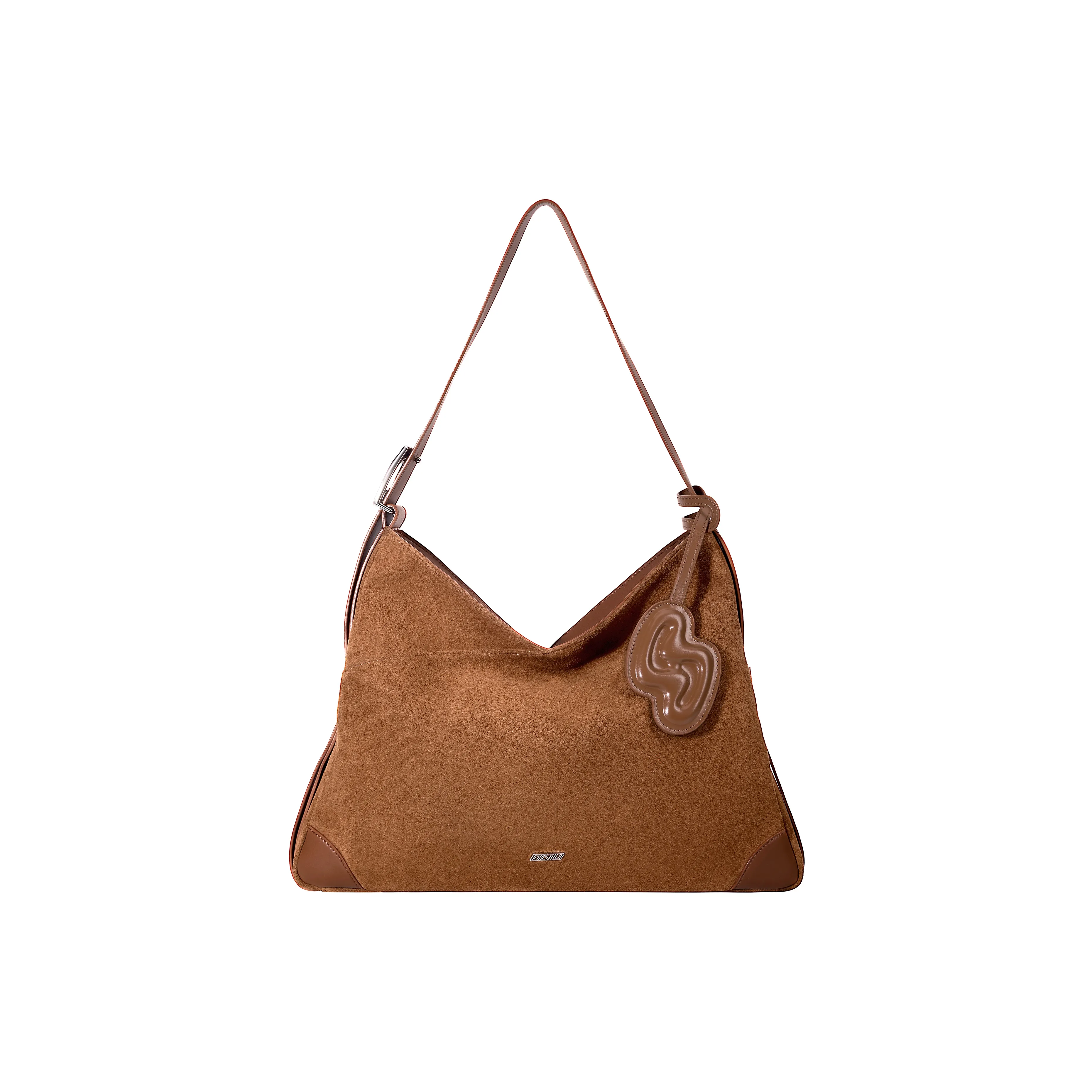 OMTO Microfiber Synthetic Leather, Cow Leather Shoulder Bag Trumpets Unisex